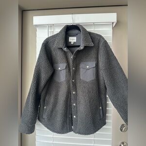 Goodfellow & Co Men's Charcoal Sherpa Jacket